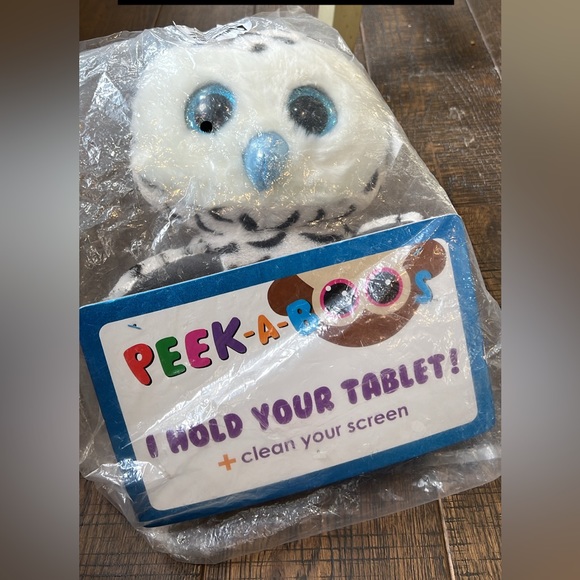 NWT Owl tablet stand TY Beanie Babies - Picture 2 of 2